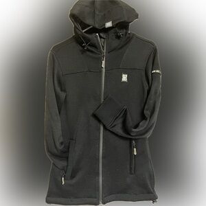 Black BEX zip up hoodie size Medium
